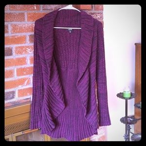 APT.9  Ribbed cardigan sweater
